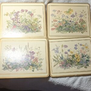 Floral Botanical Print Coasters